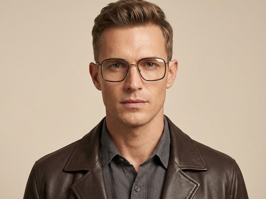 BS2012-1776_Brown_Rectangular_Titanium_Glasses_corner-tryon_male