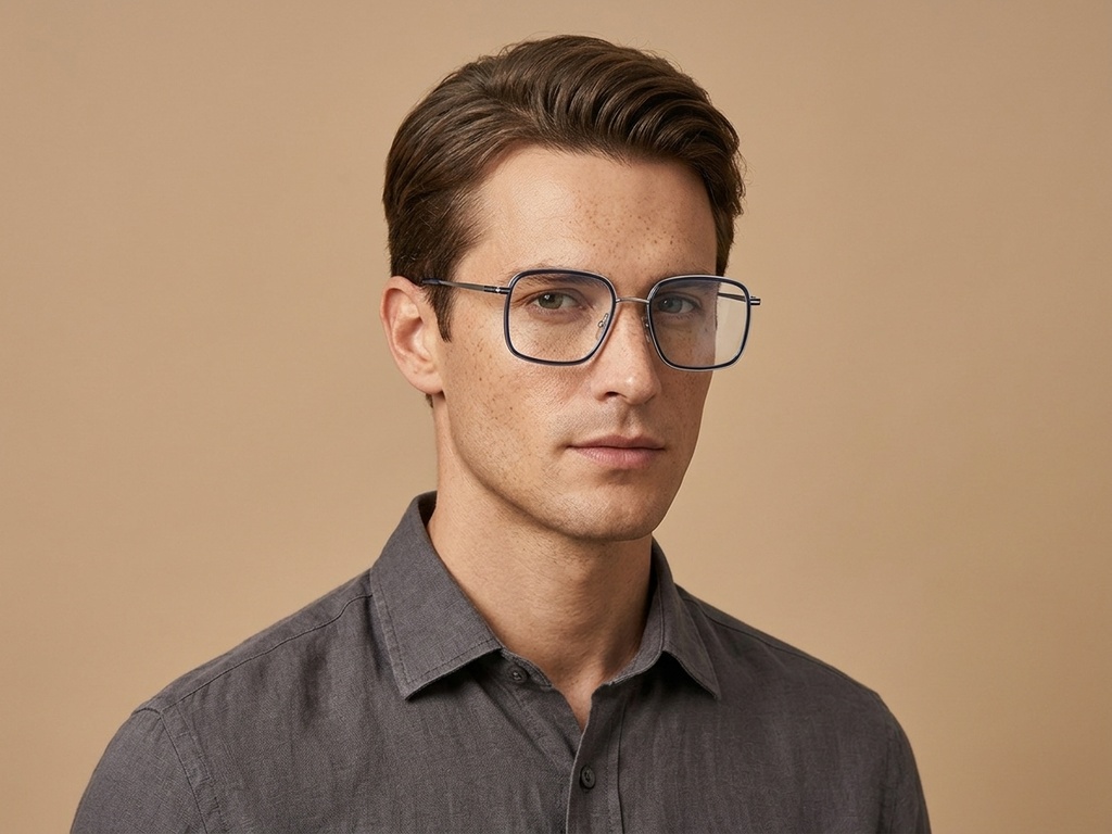 BS2012-1777_Blue_Rectangular_Titanium_Glasses_corner-tryon_male