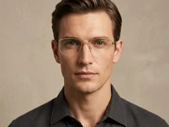 BS2012-1779_Golden_Semi-rimless_Titanium_Glasses-tryon_male