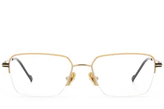 BS2012-1779_Golden_Semi-rimless_Titanium_Glasses_front
