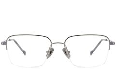 BS2012-1780_Grey_Semi-rimless_Titanium_Glasses_corner-front