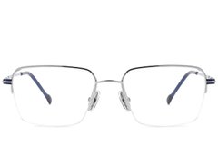 BS2012-1782_Silver_Semi-rimless_Titanium_Glasses_corner-front