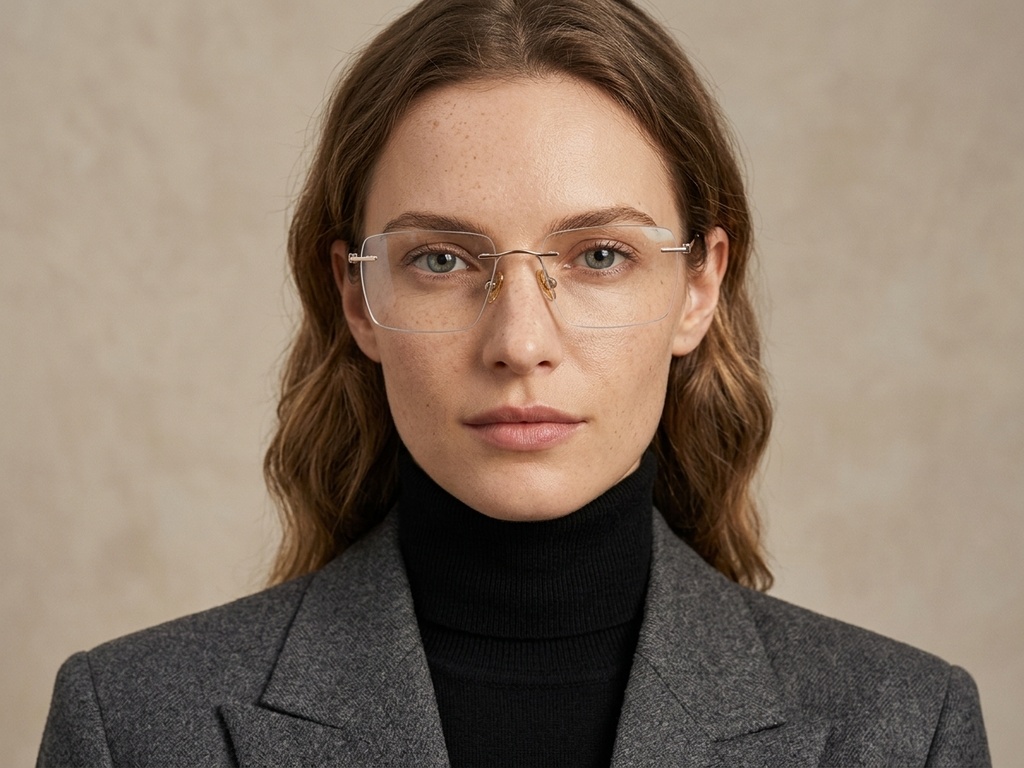 BS2012-1789_Golden_Invisible_Titanium_Glasses-tryon_female