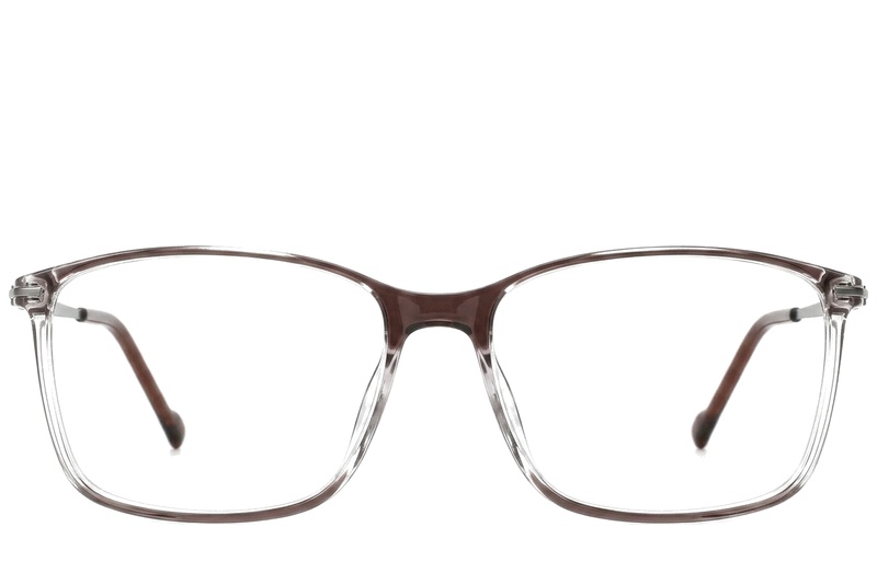 BS2012-1797_Brown_Rectangular_Titanium_Glasses_corner-front