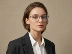 BS2012-1801_Grey_Rectangular_Titanium_Glasses_corner-tryon_female