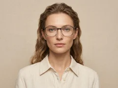 BS2012-1802_Brown_Rectangular_Titanium_Glasses-tryon_female