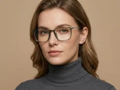BS2012-1803_Green_Rectangular_Titanium_Glasses_corner-tryon_female