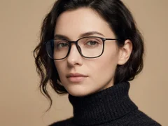 BS2012-1805_Black_Rectangular_Titanium_Glasses_corner-tryon_female