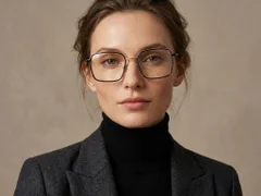 BS2012-1806_Golden_Rectangular_Titanium_Glasses_corner-tryon_female