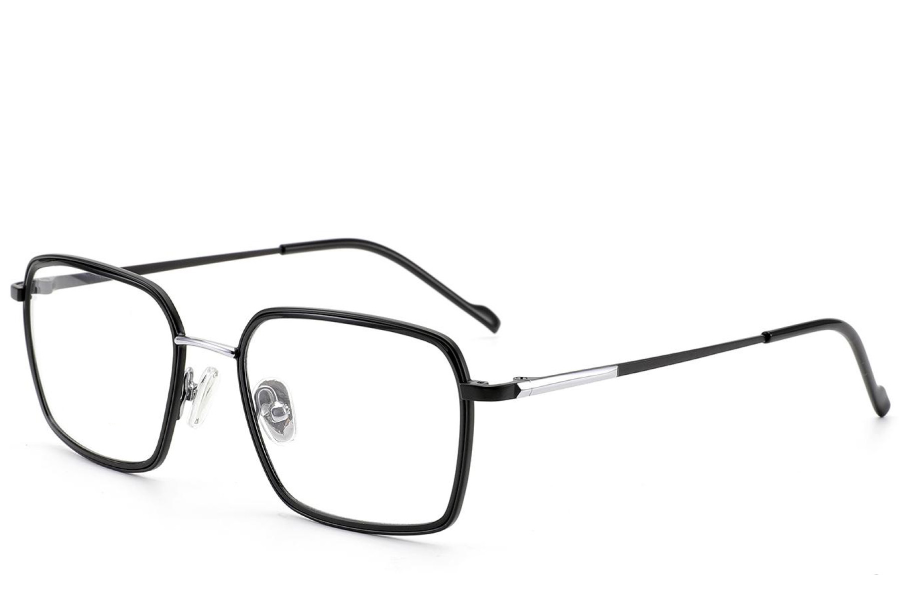 BS2012-1810_Black_Rectangular_Titanium_Glasses_corner