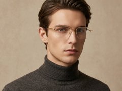 BS2012-1811_Golden_Semi-rimless_Titanium_Glasses_corner-tryon_male