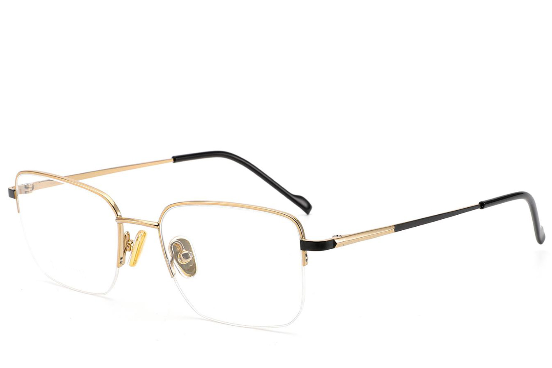 BS2012-1811_Golden_Semi-rimless_Titanium_Glasses_corner