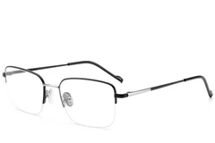 BS2012-1815_Black_Semi-rimless_Titanium_Glasses_corner