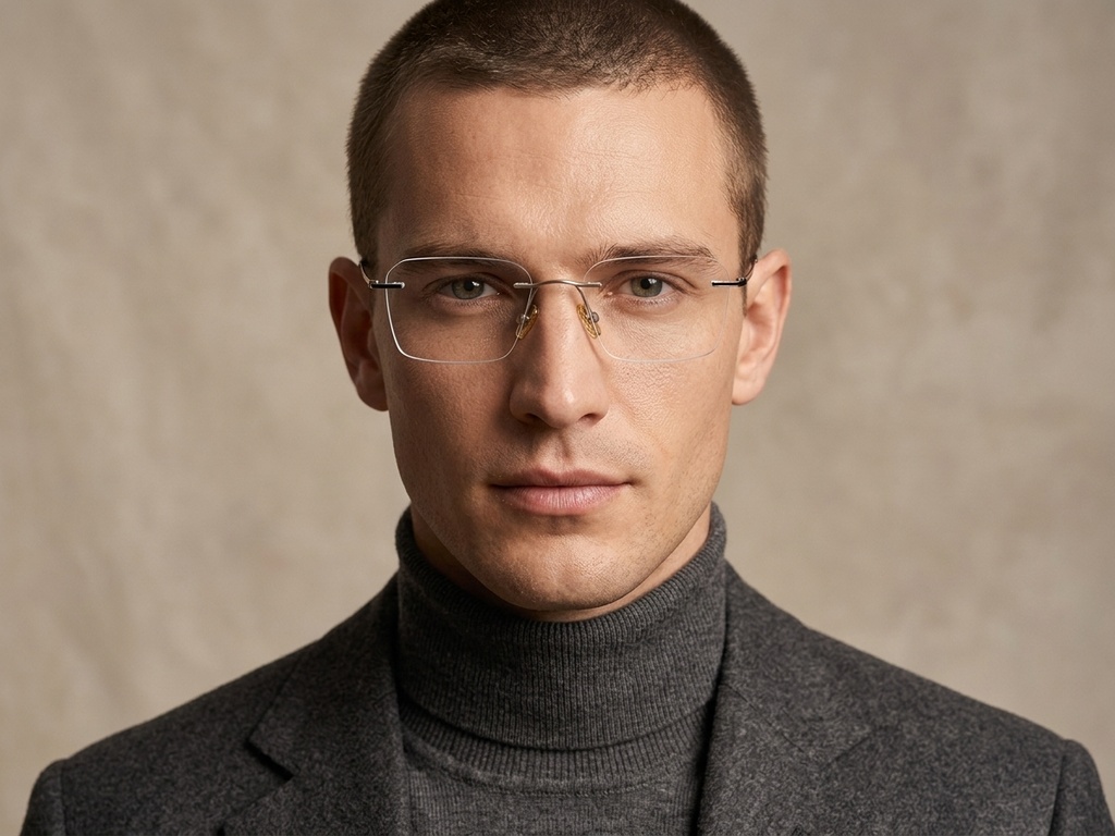 BS2012-1816_Black_Invisible_Titanium_Glasses-tryon_male