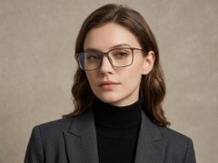 BS2012-1823_Green_Rectangular_Titanium_Glasses_corner-tryon_female