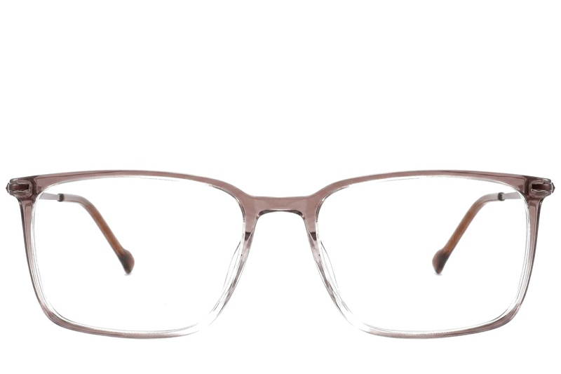 BS2012-1824_Brown_Rectangular_Titanium_Glasses_corner-front