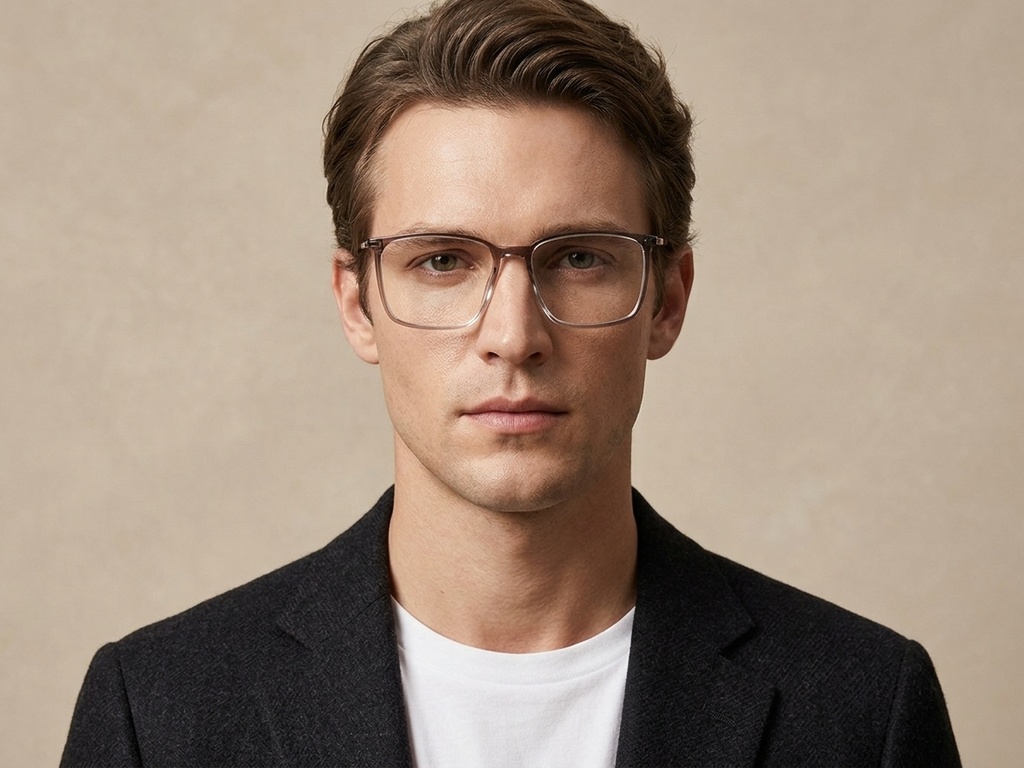 BS2012-1824_Brown_Rectangular_Titanium_Glasses_corner-tryon_male