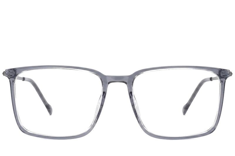 BS2012-1825_Grey_Rectangular_Titanium_Glasses_corner-front