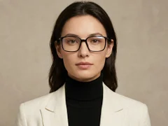 BS2012-1827_Black_Rectangular_Titanium_Glasses_corner-tryon_female