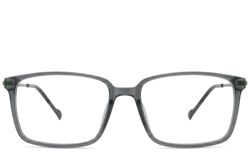 BS2012-1829_Green_Rectangular_Titanium_Glasses_corner-front