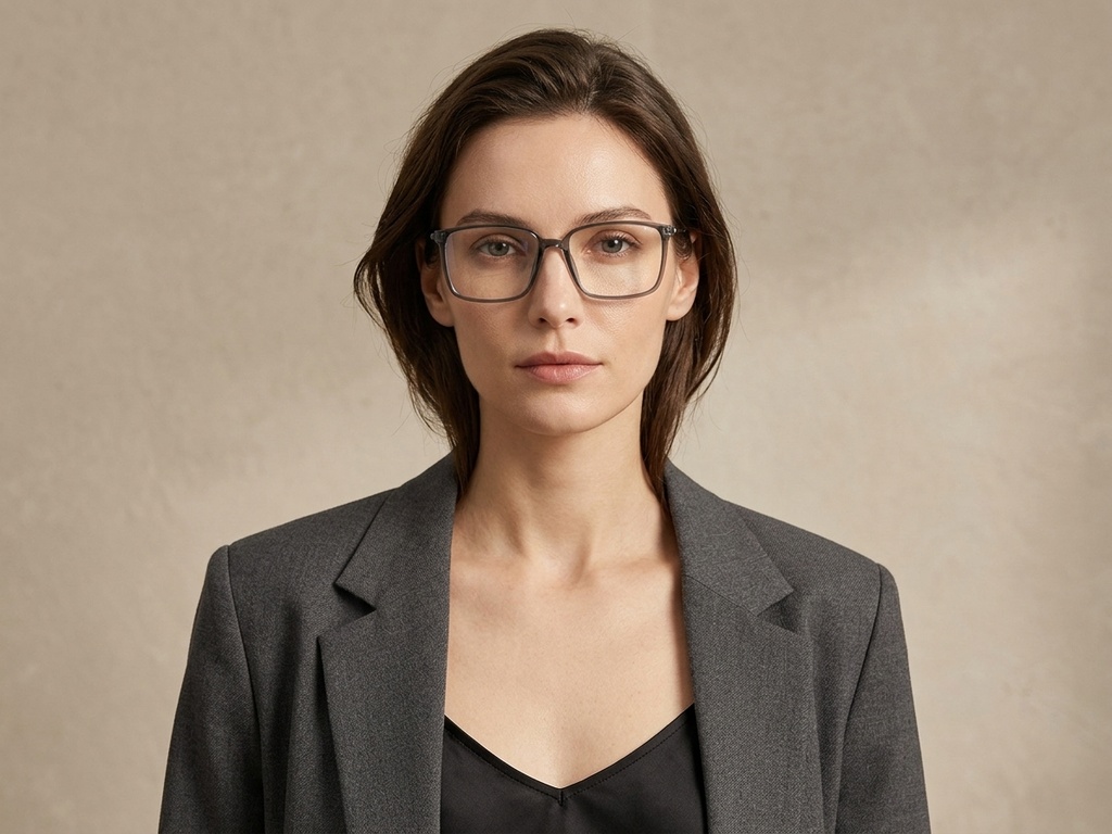 BS2012-1829_Green_Rectangular_Titanium_Glasses_corner-tryon_female