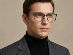 BS2012-1829_Green_Rectangular_Titanium_Glasses_corner-tryon_male