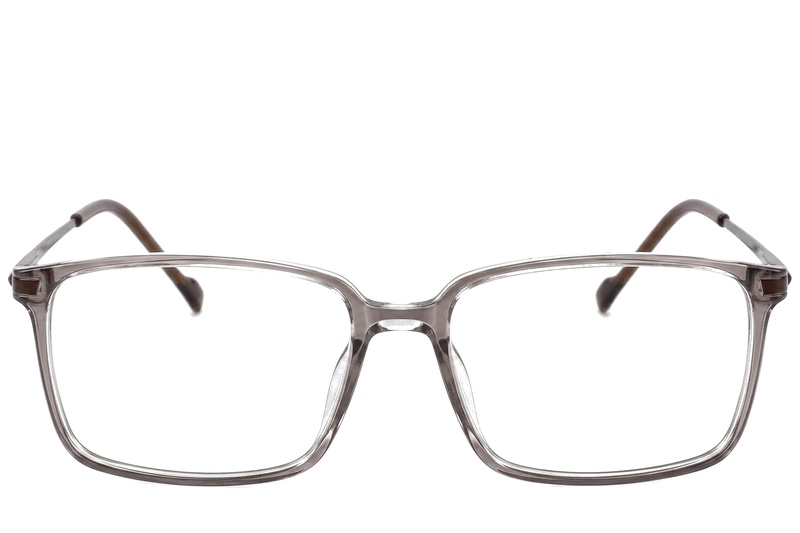 BS2012-1830_Brown_Rectangular_Titanium_Glasses_corner-front