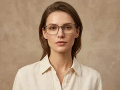 BS2012-1830_Brown_Rectangular_Titanium_Glasses_corner-tryon_female