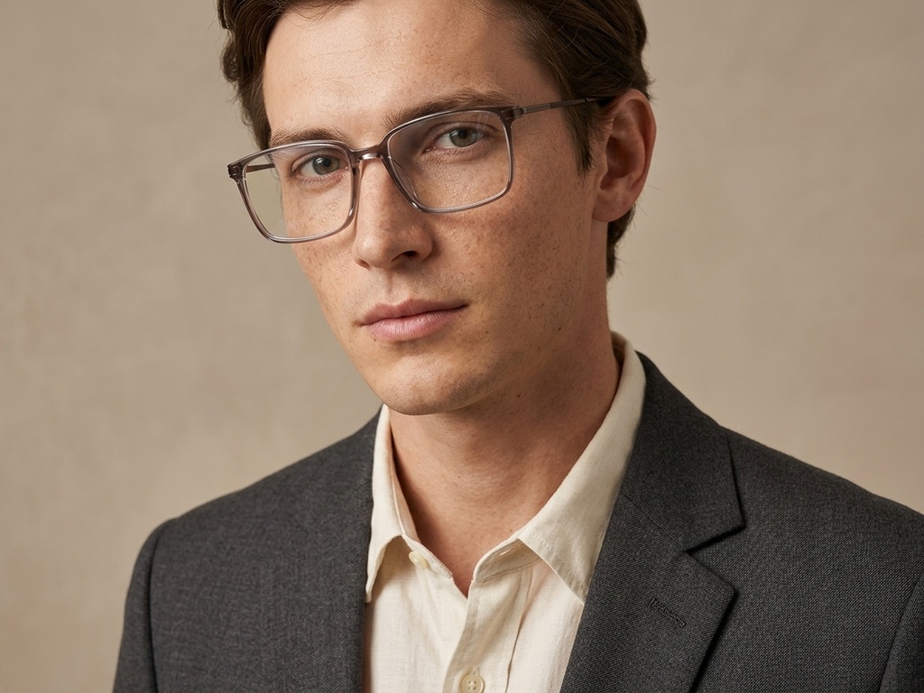 BS2012-1830_Brown_Rectangular_Titanium_Glasses_corner-tryon_male