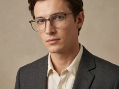 BS2012-1830_Brown_Rectangular_Titanium_Glasses_corner-tryon_male