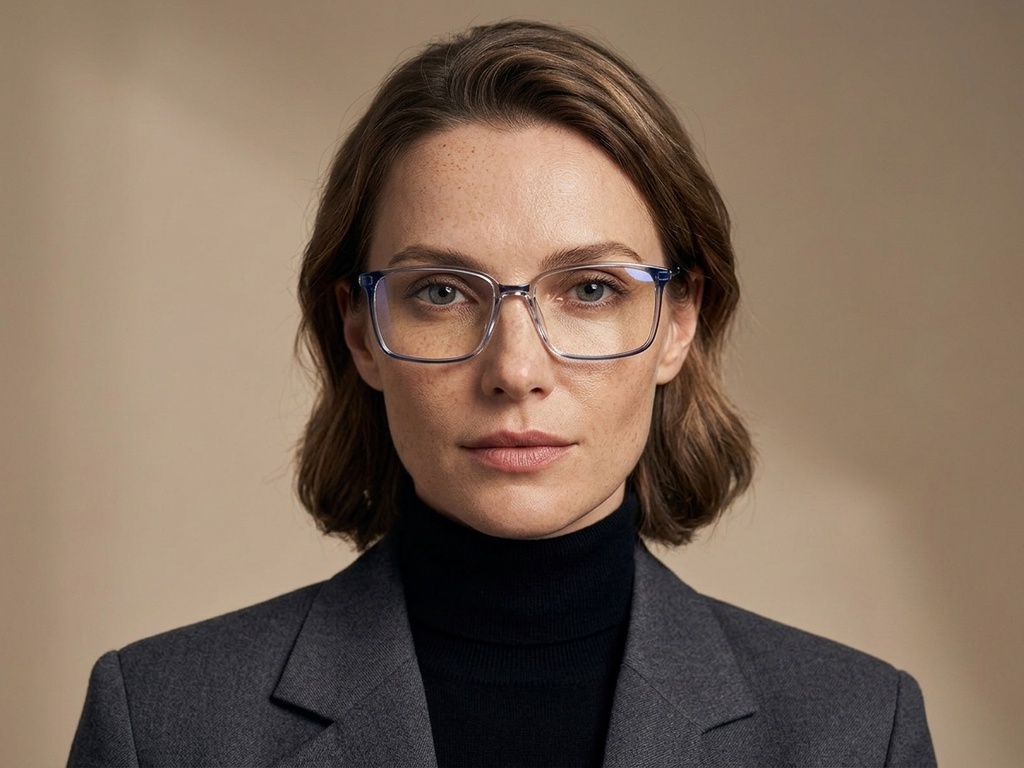 BS2012-1831_Blue_Rectangular_Titanium_Glasses_corner-tryon_female