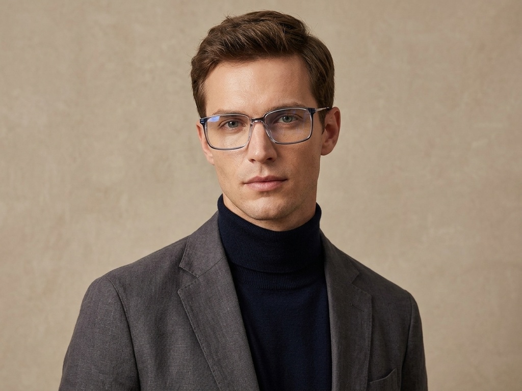 BS2012-1831_Blue_Rectangular_Titanium_Glasses_corner-tryon_male