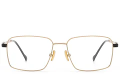 BS2012-1838_Golden_Rectangular_Titanium_Glasses_front