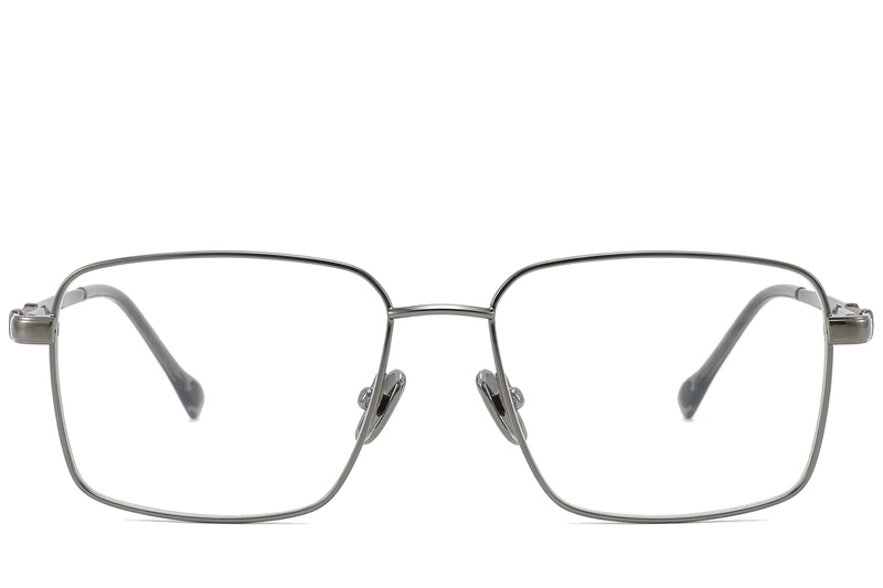 BS2012-1839_Grey_Rectangular_Titanium_Glasses_corner-front