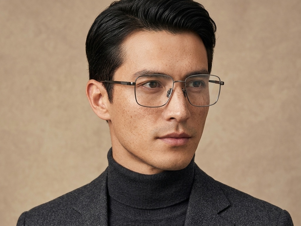 BS2012-1839_Grey_Rectangular_Titanium_Glasses_corner-tryon_male