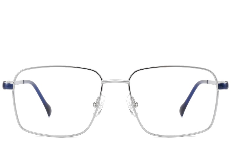 BS2012-1841_Silver_Rectangular_Titanium_Glasses_corner-front
