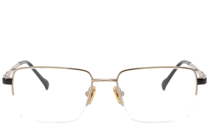 BS2012-1843_Golden_Semi-rimless_Titanium_Glasses_corner-front