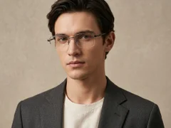 BS2012-1845_Brown_Semi-rimless_Titanium_Glasses_corner-tryon_male