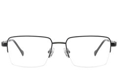 BS2012-1847_Black_Semi-rimless_Titanium_Glasses_corner-front
