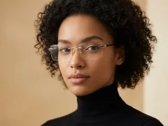 BS2012-1848_Golden_Invisible_Titanium_Glasses-tryon_female