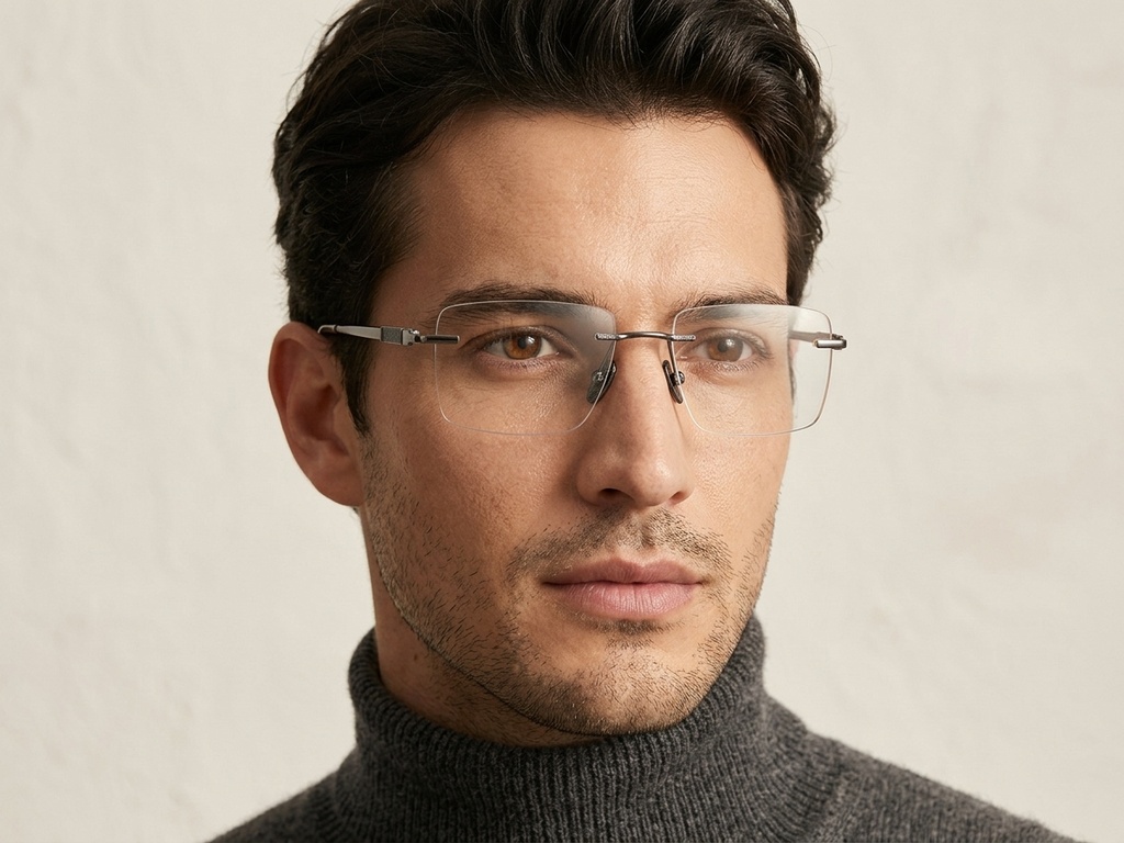 BS2012-1849_Grey_Invisible_Titanium_Glasses_corner-tryon_male