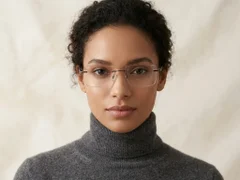 BS2012-1850_Brown_Invisible_Titanium_Glasses_corner-tryon_female