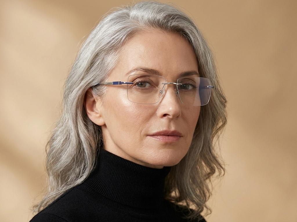 BS2012-1851_Silver_Invisible_Titanium_Glasses_corner-tryon_female