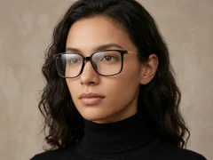 BS2012-1853_Black_Rectangular_Titanium_Glasses_corner-tryon_female