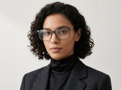 BS2012-1858_Green_Rectangular_Titanium_Glasses_corner-tryon_female