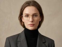 BS2012-1859_Golden_Rectangular_Titanium_Glasses-tryon_female