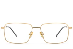 BS2012-1859_Golden_Rectangular_Titanium_Glasses_front