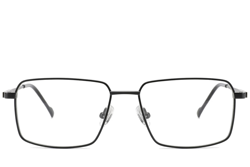 BS2012-1863_Black_Rectangular_Titanium_Glasses_corner-front