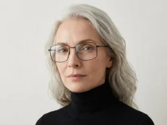 BS2012-1863_Black_Rectangular_Titanium_Glasses_corner-tryon_female