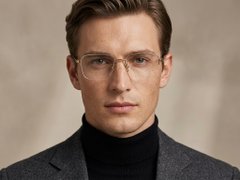 BS2012-1864_Golden_Semi-rimless_Titanium_Glasses_corner-tryon_male